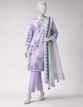 multicolor lawn embroidered unstitched 3pc