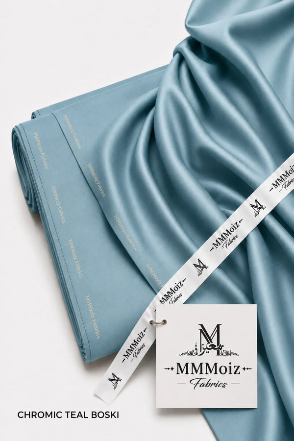 Signature Chromic Teal Wash & Wear Boski Unstitched