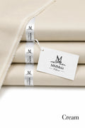 Royal Cotton Unstitched Cream Fabric