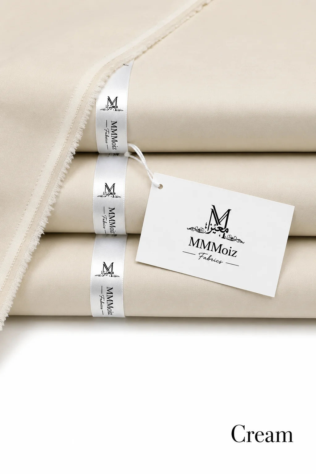 Royal Cotton Unstitched Cream Fabric