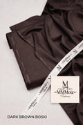 Signature Dark Brown Wash & Wear Boski Unstitched