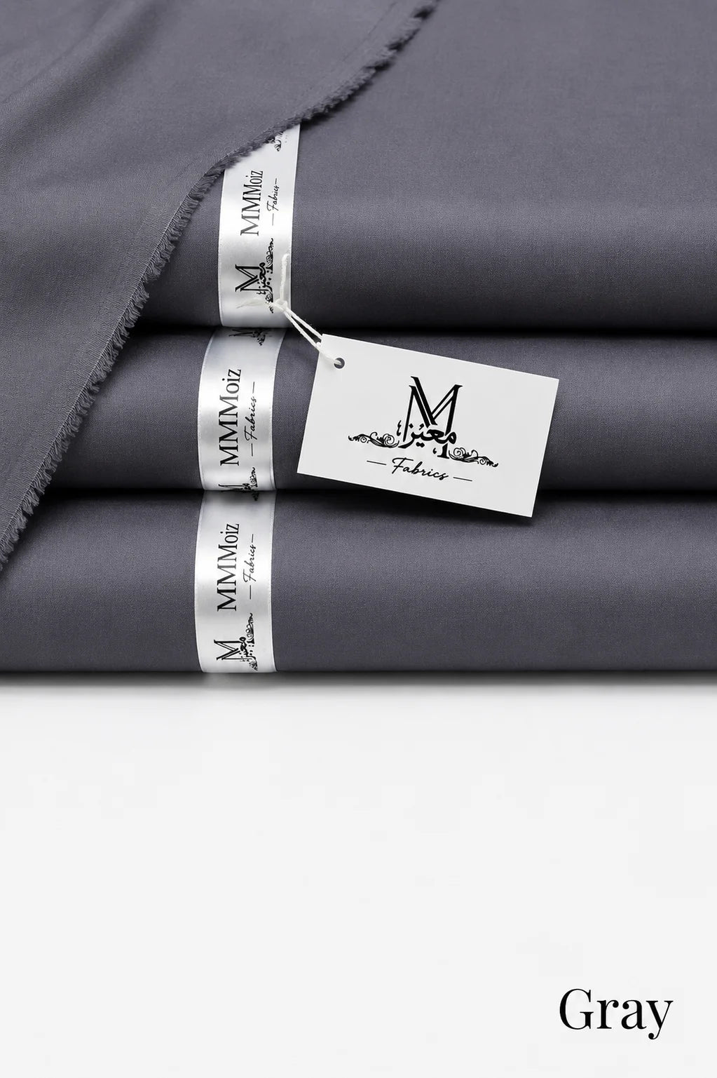 Royal Cotton Unstitched Gray Fabric