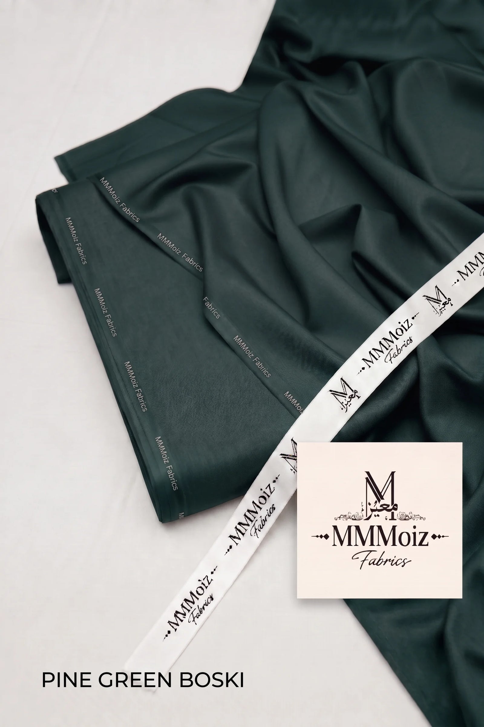 Signature Pine Green Wash & Wear Boski Unstitched