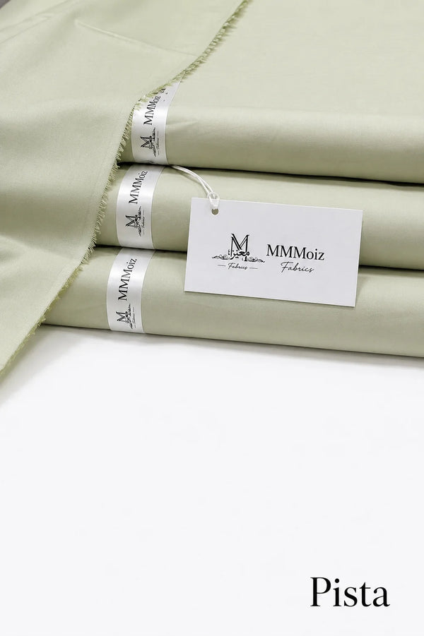Royal Cotton Unstitched Pista Fabric
