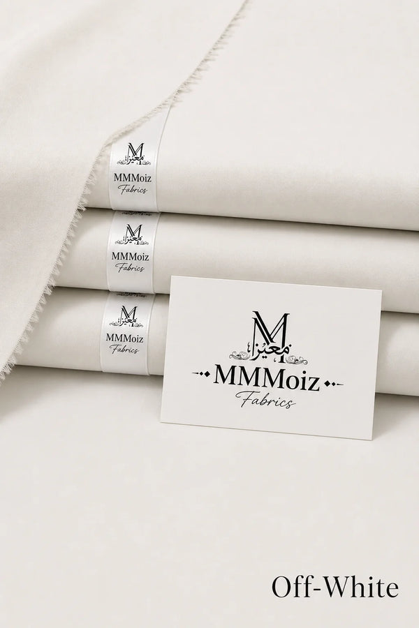 Royal Cotton Unstitched Off White Fabric