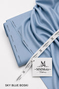 Signature Sky Blue Wash & Wear Boski Unstitched