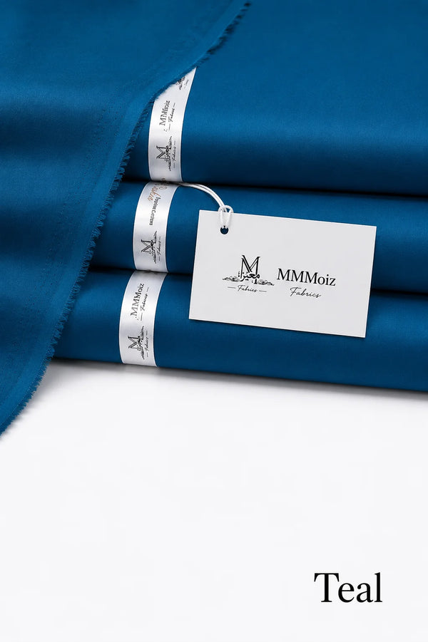 Royal Cotton Unstitched Teal Fabric