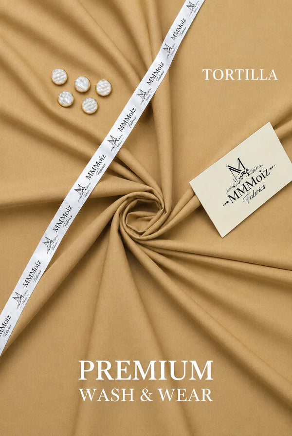 Premium Tortilla Wash & Wear Unstitched Fabric