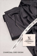 Signature Charcoal Grey Wash & Wear Boski Unstitched