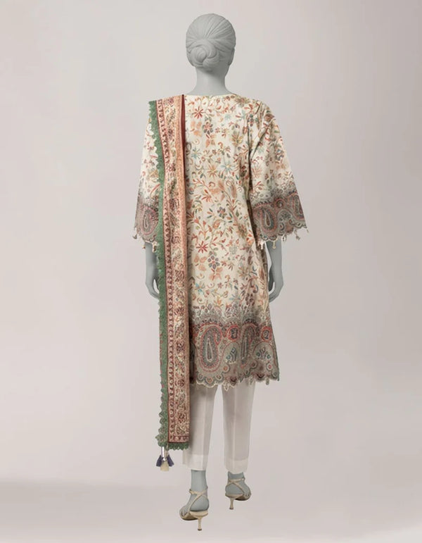 multicolor lawn digital printed unstitched 2pc
